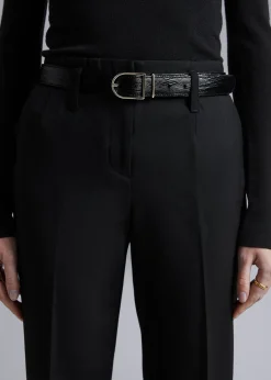 Clearance Cropped Tilspidsede Bukser Kvinder Bukser