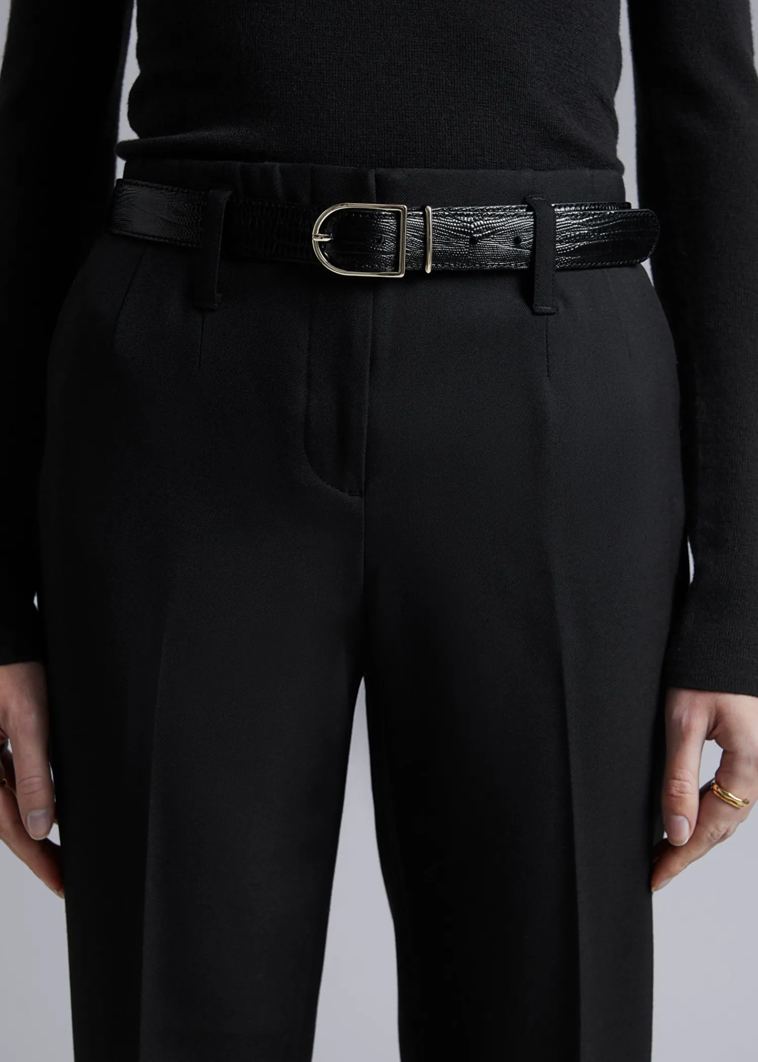 Clearance Cropped Tilspidsede Bukser Kvinder Bukser