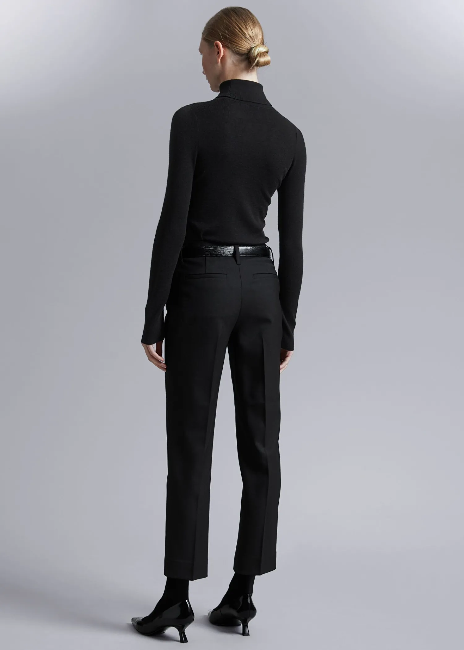 Clearance Cropped Tilspidsede Bukser Kvinder Bukser