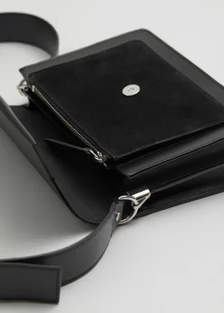 Store Crossbody Taske I Laeder Kvinder Tasker