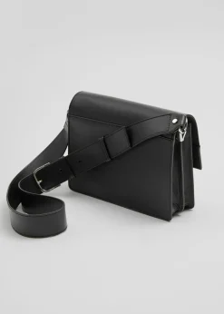 Store Crossbody Taske I Laeder Kvinder Tasker