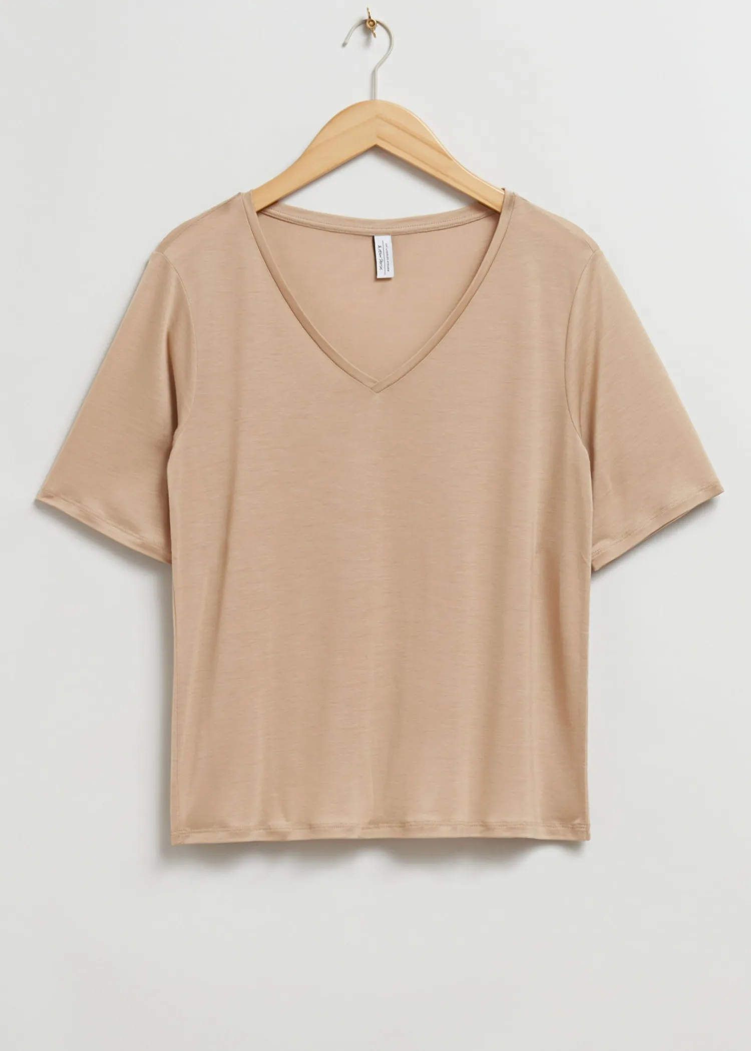 Sale Crossover T-Shirt Med V-Hals Kvinder Toppe