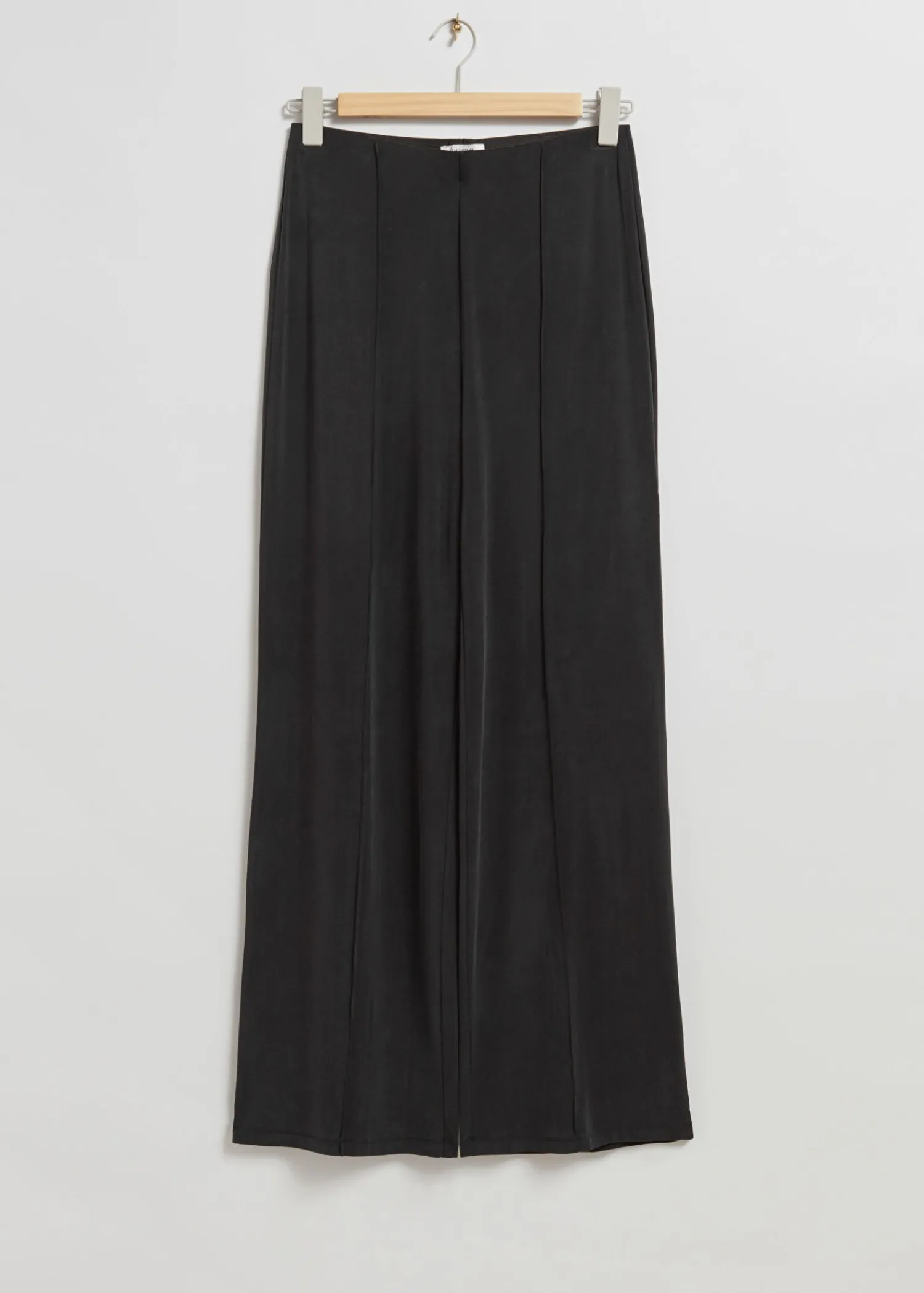 Outlet Cupro Pin Tuck Bukser Kvinder Bukser