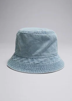 Cheap Denim Bucket Hat Kvinder Hovedbeklædning