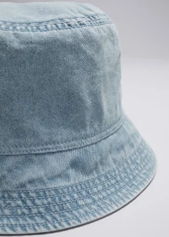 Cheap Denim Bucket Hat Kvinder Hovedbeklædning