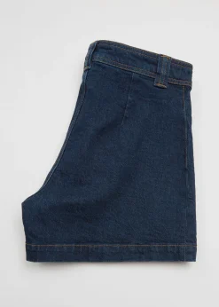 Shop Denimshorts Med Hoj Talje Kvinder Bukser