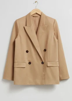 Shop Dobbeltradet Blazer Kvinder Blazere