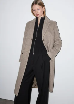 Discount Enkeltradet Frakke Kvinder Frakker & Jakker