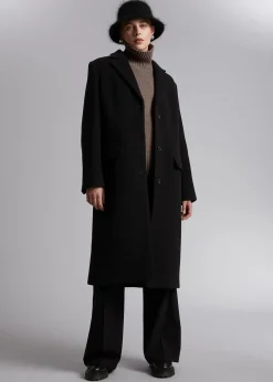 Store Enkeltradet Frakke Kvinder Frakker & Jakker