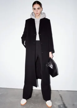 Cheap Enkeltradet Uldfrakke Kvinder Frakker & Jakker