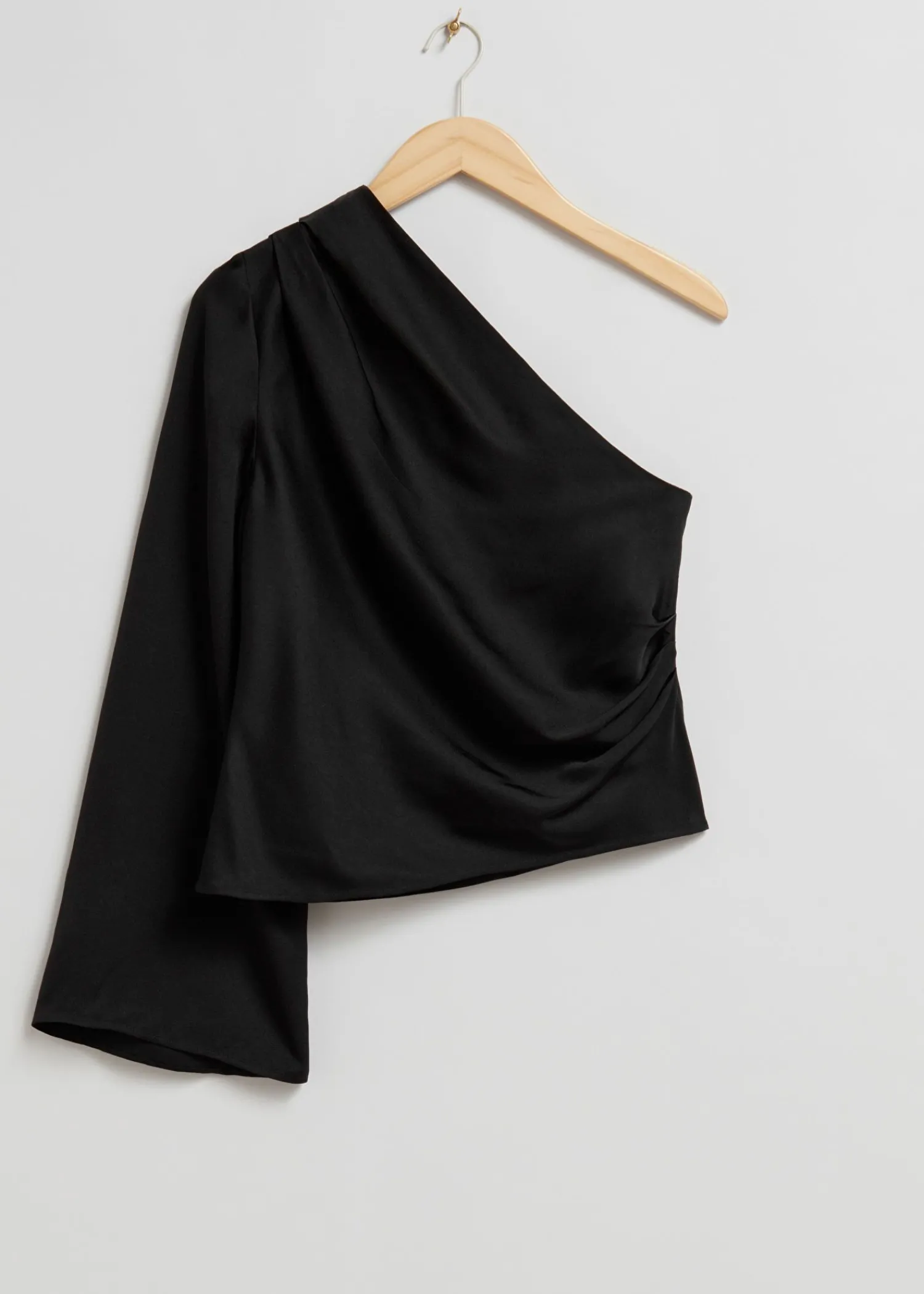 Online En-Skulder Satin Top Kvinder Toppe