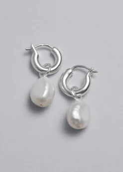 Best Ferskvandsperlebojler Kvinder Oreringe