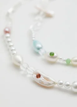 Sale Ferskvandsperlehalskaede Kvinder Halskaeder