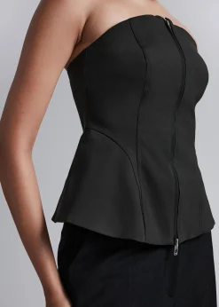 Outlet Flared Bustier Top Kvinder Toppe