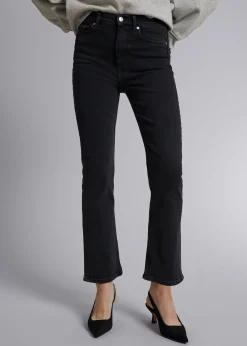 Cheap Flared Cropped Jeans Kvinder Jeans
