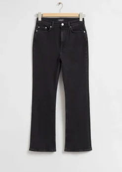 Cheap Flared Cropped Jeans Kvinder Jeans