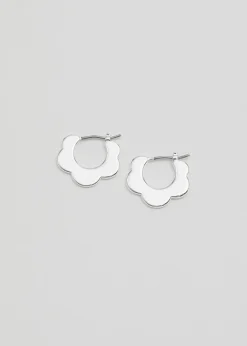 Clearance Flower Hoop Oreringe Kvinder Oreringe