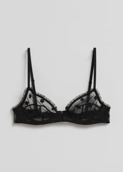 Cheap Frilled Sheer Bojle Bh Kvinder Bh'Er