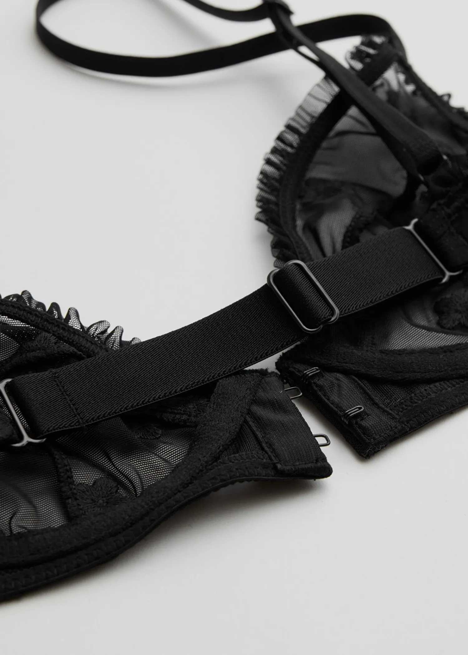 Cheap Frilled Sheer Bojle Bh Kvinder Bh'Er