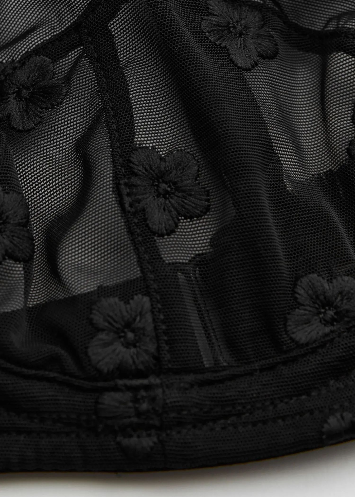 Cheap Frilled Sheer Bojle Bh Kvinder Bh'Er