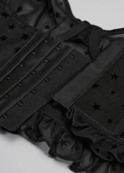Online Frilled Star-Motif Bustier Kvinder Bh'Er