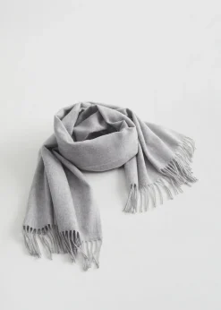 Hot Frynset Uldtorklaede Kvinder Matchende Sæt