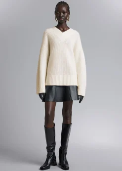 Fashion Fuzzy Knit Jumper Kvinder Strik