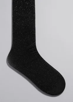 Fashion Glitter Fishnet Tights Kvinder Strømper Og Strømpebukser