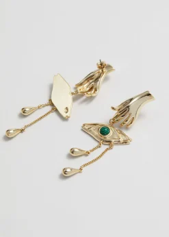 Hot Golden Eye Oreringe Kvinder Oreringe