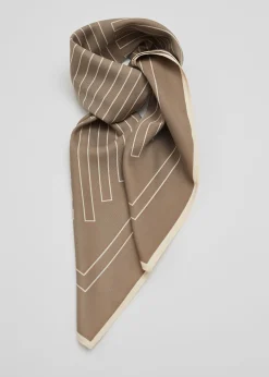 Flash Sale Grafisk Firkantet Torklaede Kvinder Tørklæder