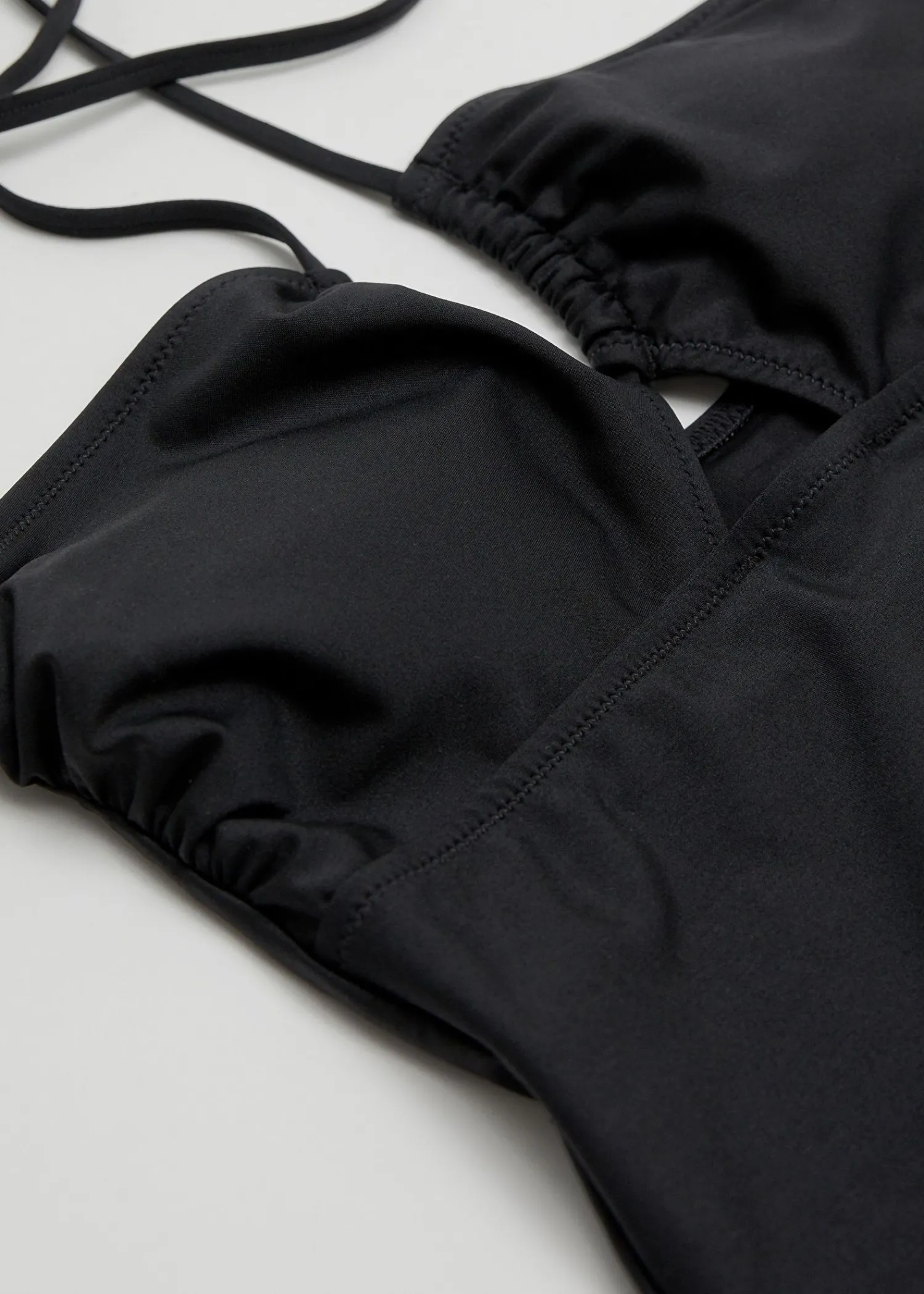 Outlet Halterneck Badedragt Med Stropper Kvinder Badetøj