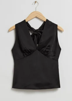 Store Halterneck Top Kvinder Toppe