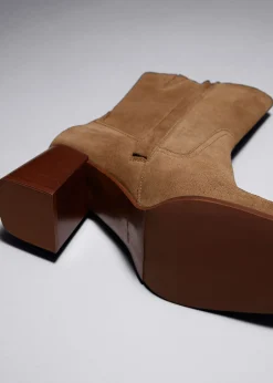 Flash Sale Klassiske AnkelStøvler I Laeder Kvinder Støvler