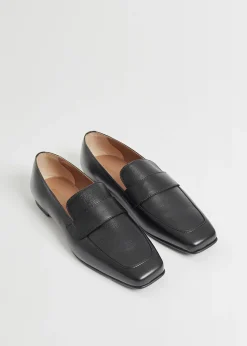 Online Klassiske Slim Laeder Loafers Kvinder Loafers