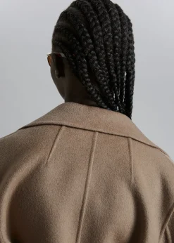 Clearance Kort Frakke Med Baelte Kvinder Frakker & Jakker