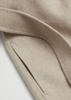 Best Kort Frakke Med Baelte Kvinder Denim