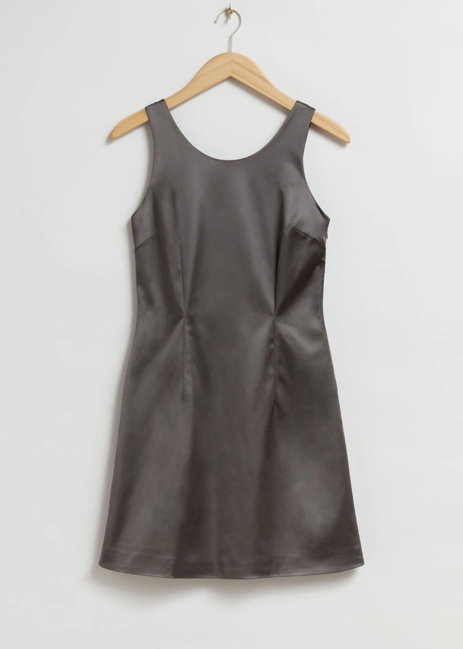 New Kort Satin Kjole Kvinder Kjoler