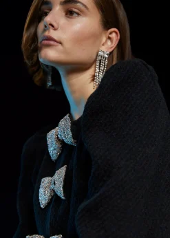 Store Krystal Frynser Oreringe Kvinder Oreringe