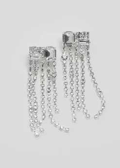 Store Krystal Frynser Oreringe Kvinder Oreringe