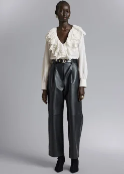 New Lagdelt Flaesebluse Kvinder Bluser Og Skjorter