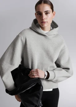 Fashion Langaermet Haettetroje Kvinder Toppe