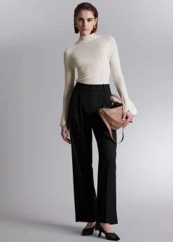 Hot Lige Bukser Kvinder Bukser