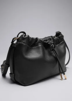 Best Lille Tote I Laeder Med Snoretraek Kvinder Tasker