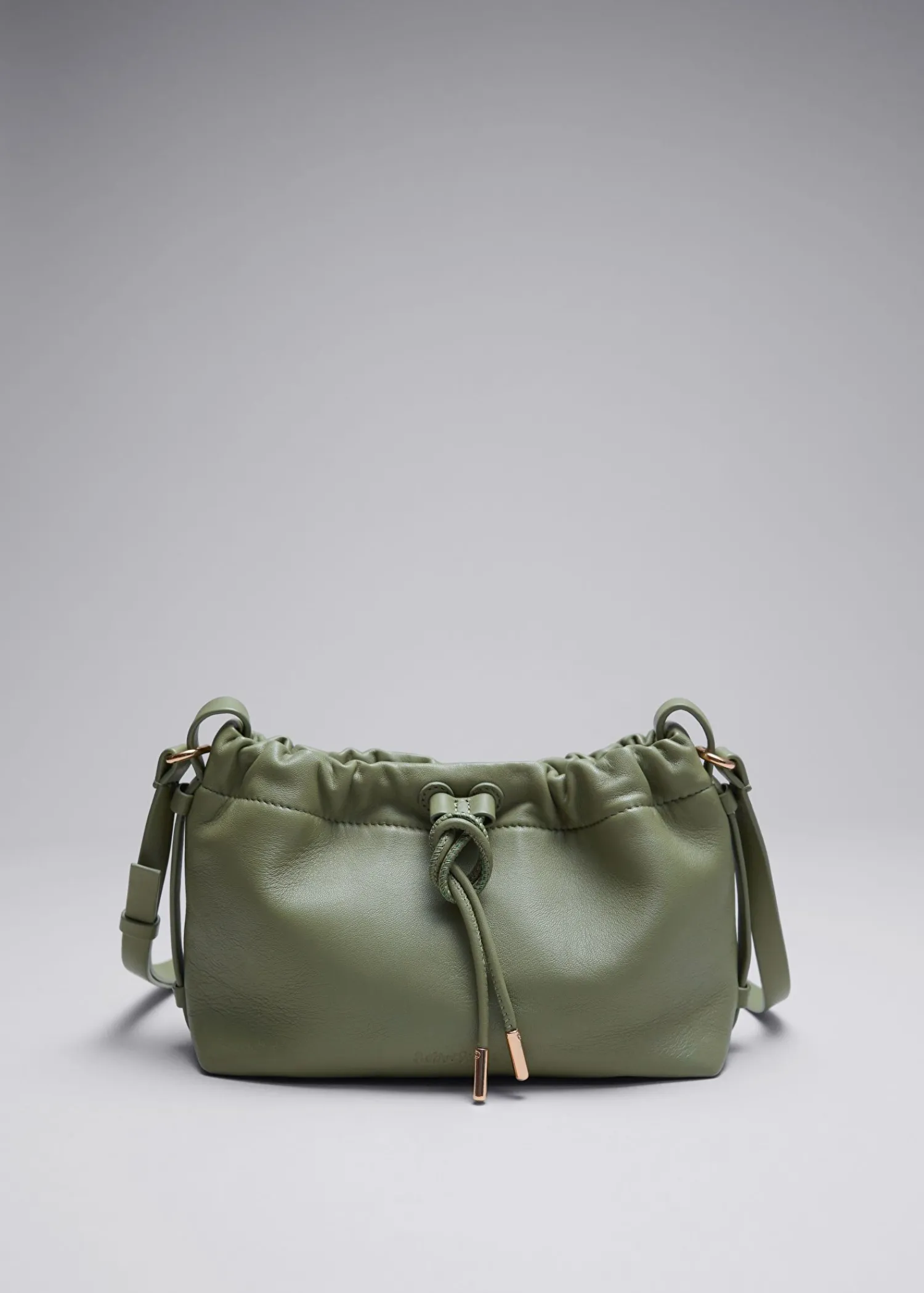 Best Lille Tote I Laeder Med Snoretraek Kvinder Skuldertasker