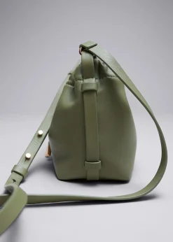 Best Lille Tote I Laeder Med Snoretraek Kvinder Skuldertasker