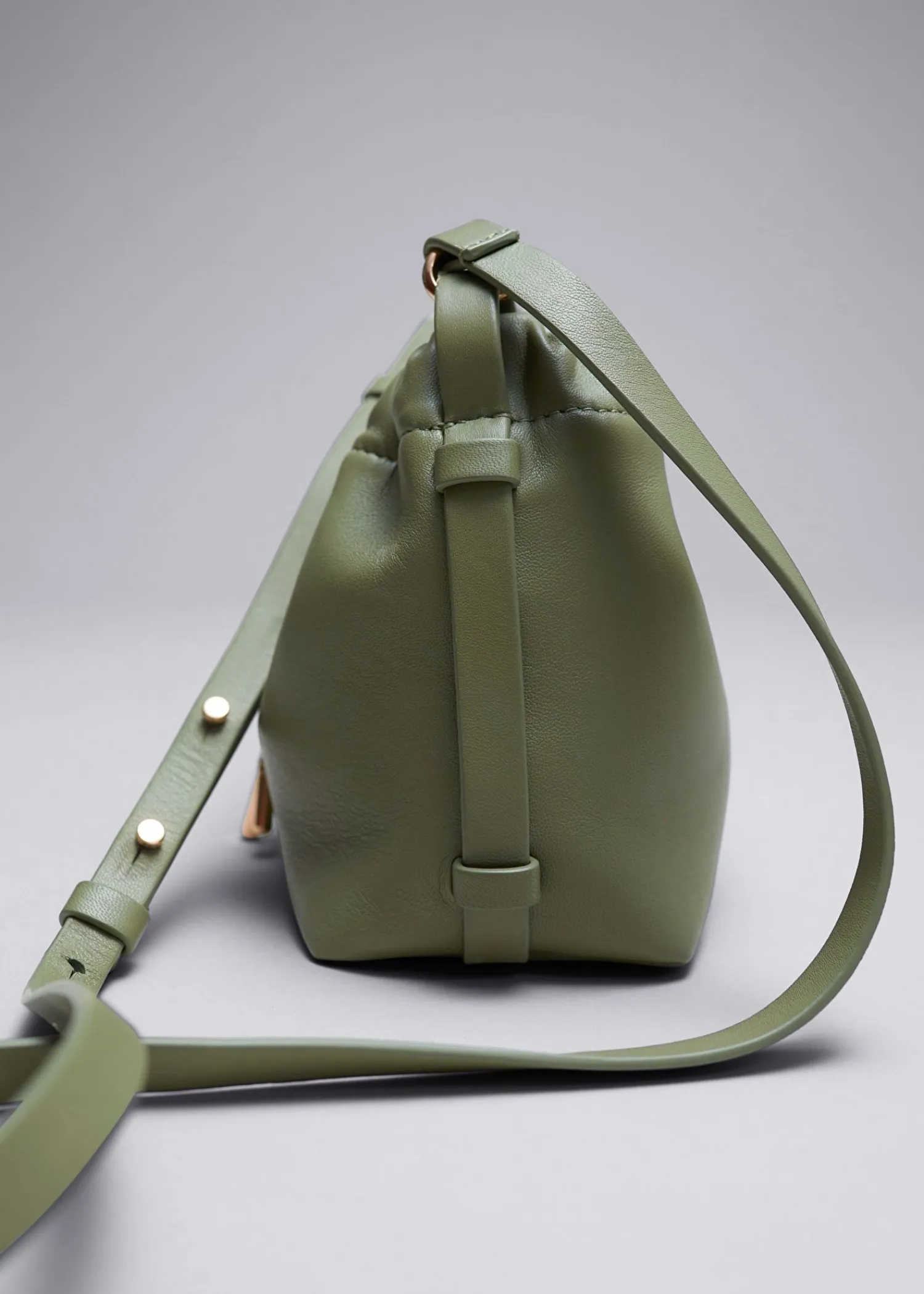 Best Lille Tote I Laeder Med Snoretraek Kvinder Skuldertasker