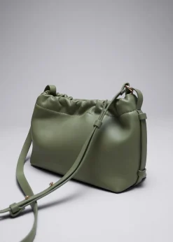 Best Lille Tote I Laeder Med Snoretraek Kvinder Skuldertasker