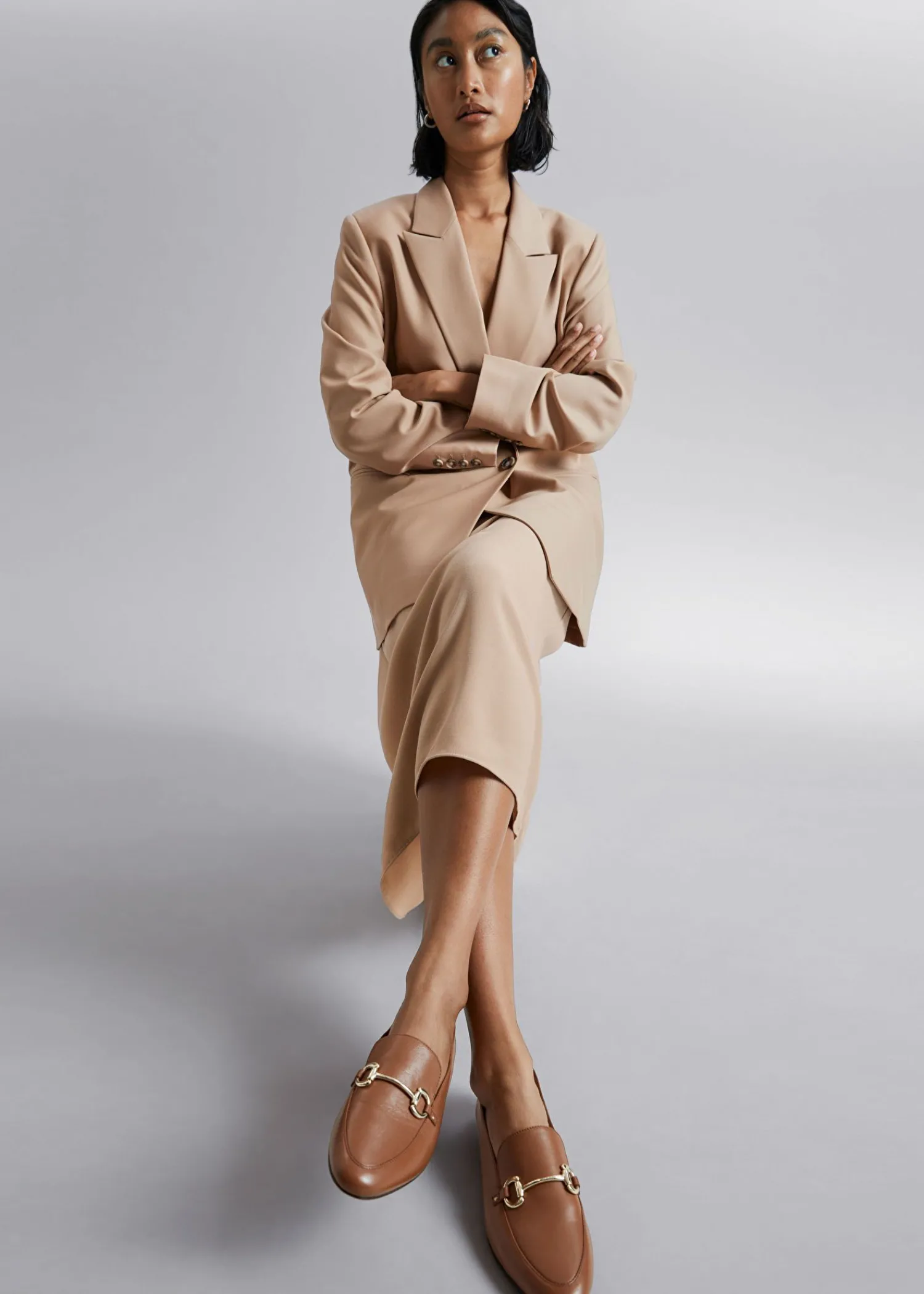 Clearance Loafers Med Spaende Til Ridesport Kvinder Lejligheder