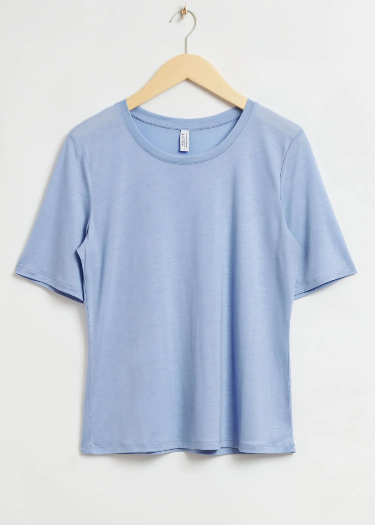 Flash Sale Loose-Fit T-Shirt Med Rund Hals Kvinder Toppe