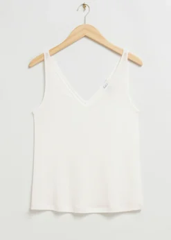 Best Loose-Fit V-Hals Vest Top Kvinder Toppe